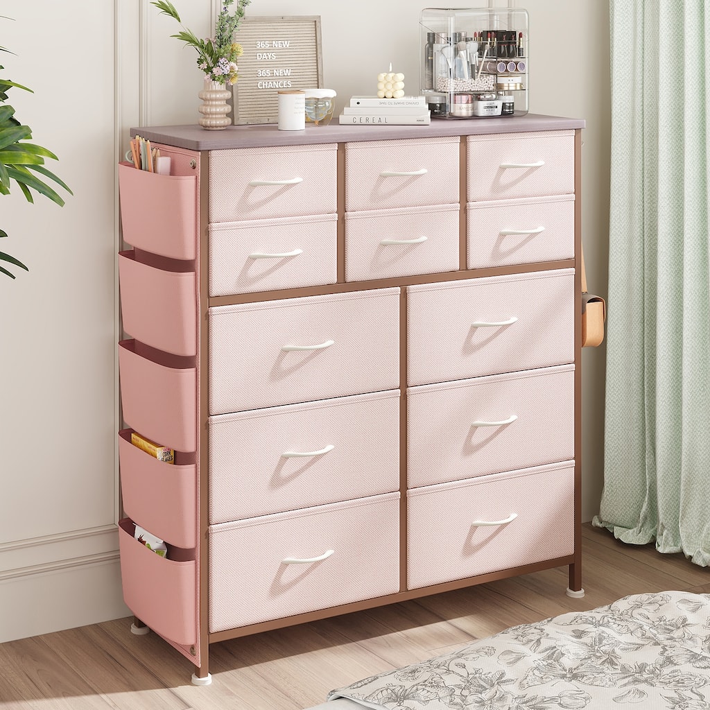 12-Drawer Chest of Drawers Storage Cabinet Dresser Organizer Unit