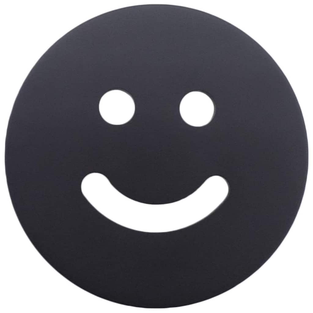 Hapny Home SM-25 Smiley 1-1/2" Round Luxury Designer Solid Metal Emoji