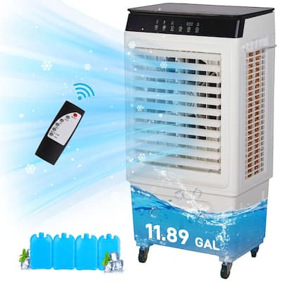 11.89 Gal 3 in 1 Portable Evaporative Cooler 3000CFM