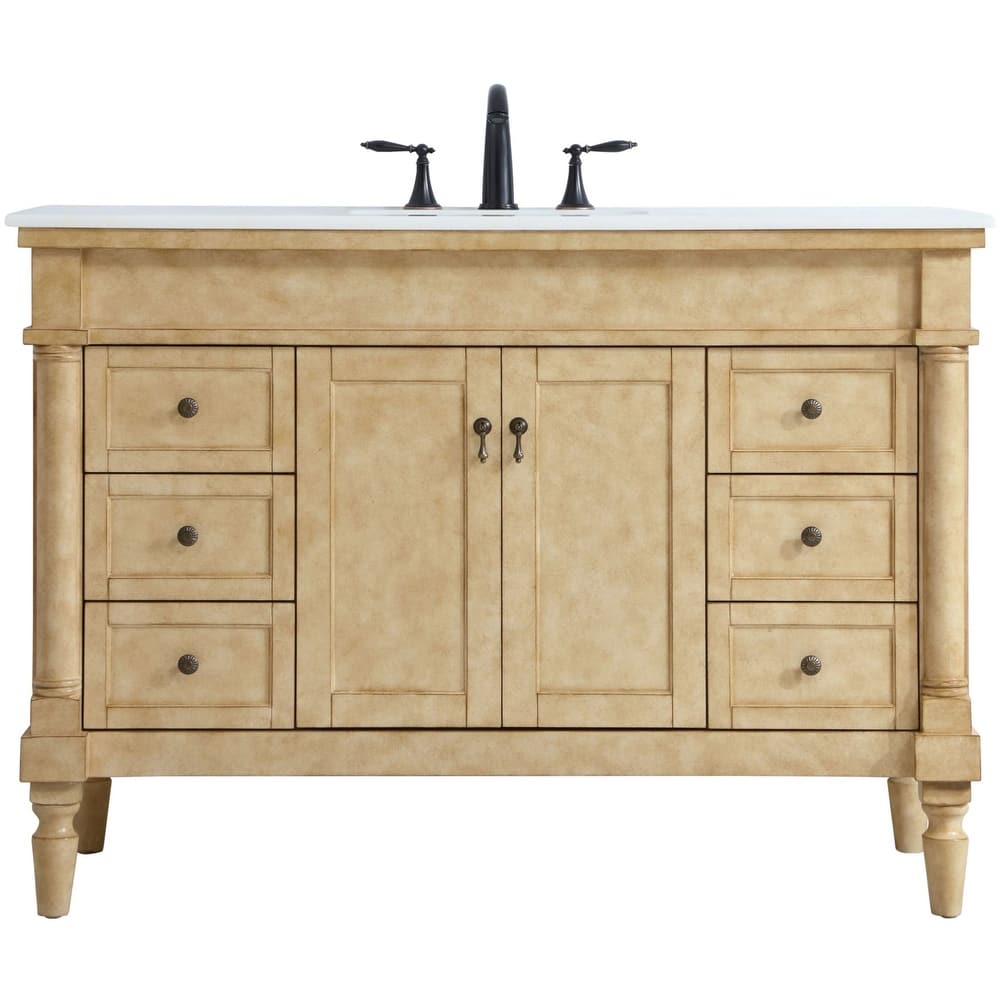 Elegant Lighting VF13048-VW Lexington 48" Free Standing Single Basin