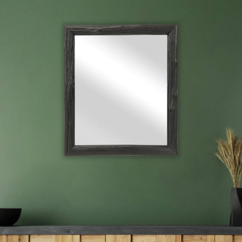 Emmalora Wood Mirror - Black