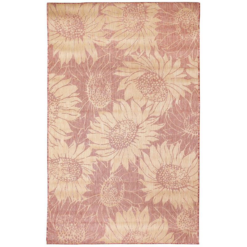 Liora Manne Carmel Sunflower Field Indoor/Outdoor Rug