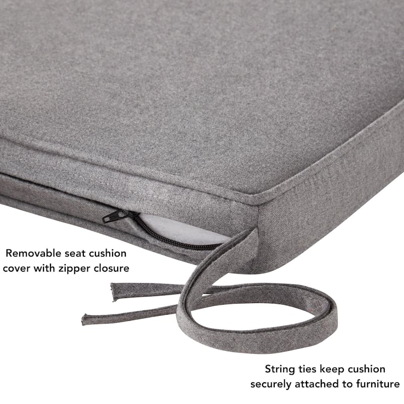 Sunbrella Indoor/ Outdoor 17-inch Square Corded Chair Pad