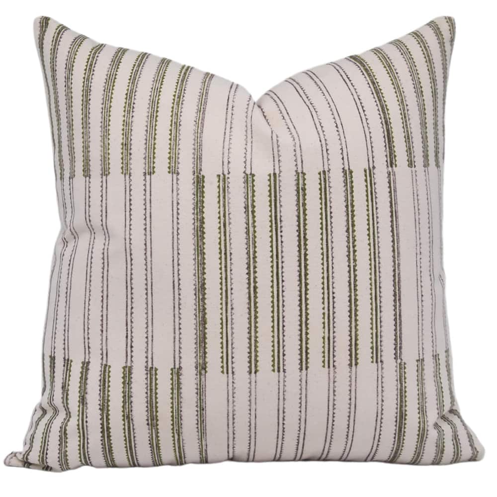 Cotton Outdoor Sofa Block print pillow Cover - Pahadi