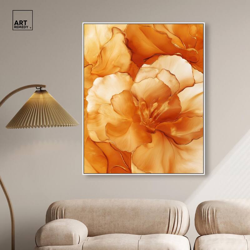 Sunlit Bloom I Canvas by Art Remedy