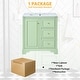preview thumbnail 10 of 56, 30" bathroom vanity cabinet with ceramic basin, 3 drawers and adjustable shelves
