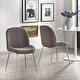 preview thumbnail 2 of 5, Lifestorey Shaun Boucle Dining Chairs (Set of 2)
