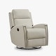 preview thumbnail 19 of 52, Jerome Swivel Glider Recliner Nursery Chair Manual Push Back Recliner