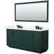 Option Green / Giotto Quartz Top / Matte Black Hardware
