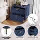 preview thumbnail 6 of 45, Clihome Wooden 2-Drawer Storage Nightstand