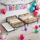 preview thumbnail 1 of 11, Full XL Over Queen Metal Bunk Bed with Twin Size Trundle,Save Space or Split Into 2 Beds,Extra Sleeping Space,Safety,Black Black
