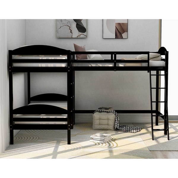 l shaped triple bunk beds for sale