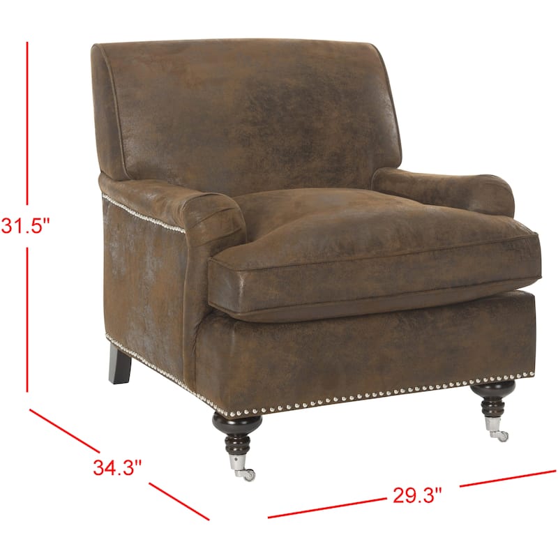SAFAVIEH Nurhayat Club Chair - 29Wx34Dx32H