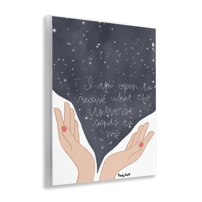 Stupell Receive What Universe Sends Wall Plaque Art Design By Mandy Ford Art + Illustration