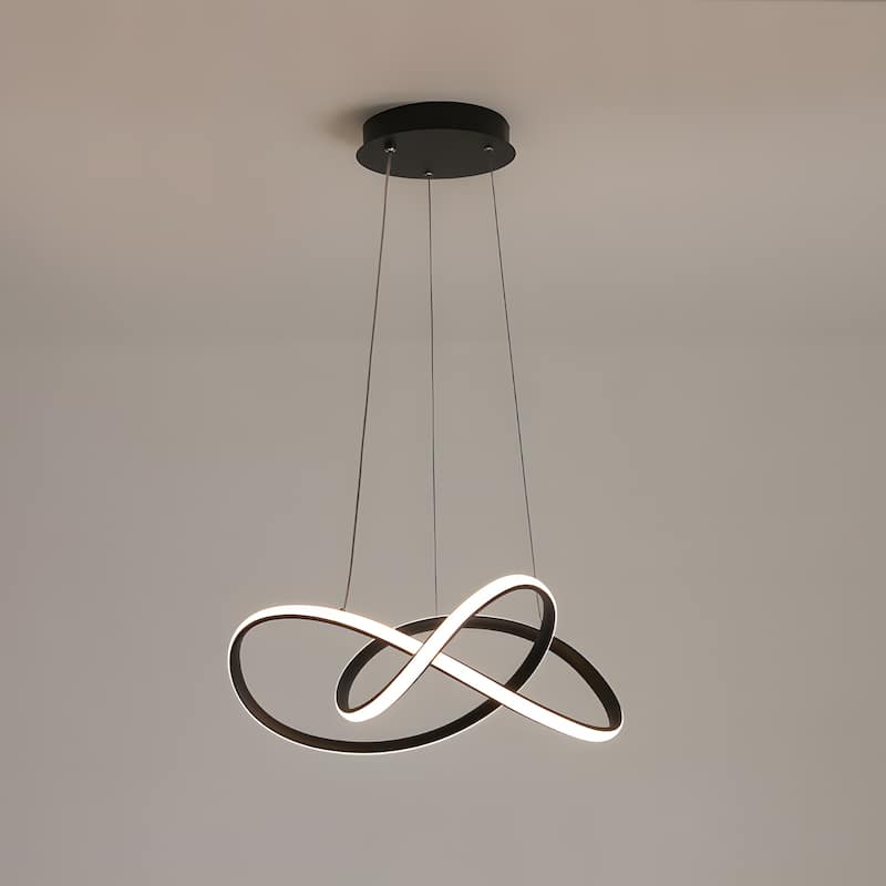 32" Mobius Chandelier LED Intergrated - Black