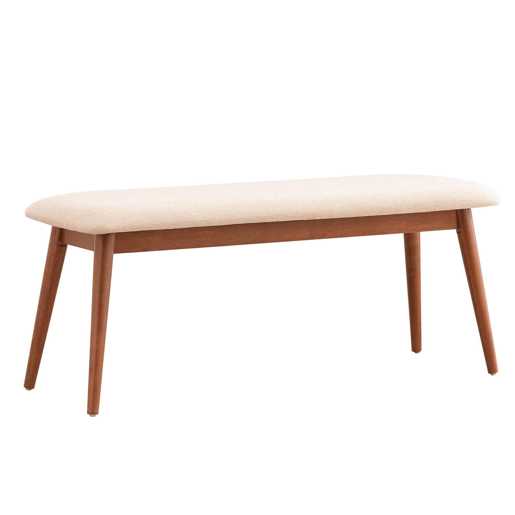 Norwegian Danish Modern Tapered Upholstered Dining Bench iNSPIRE Q