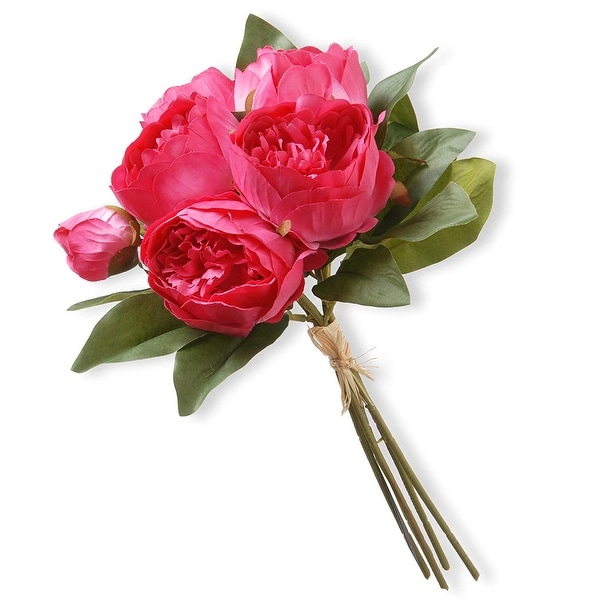Bright Pink Peony Bundle - 12-Inch - N/A