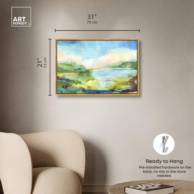 Walk on a Sunny Day Canvas by Art Remedy