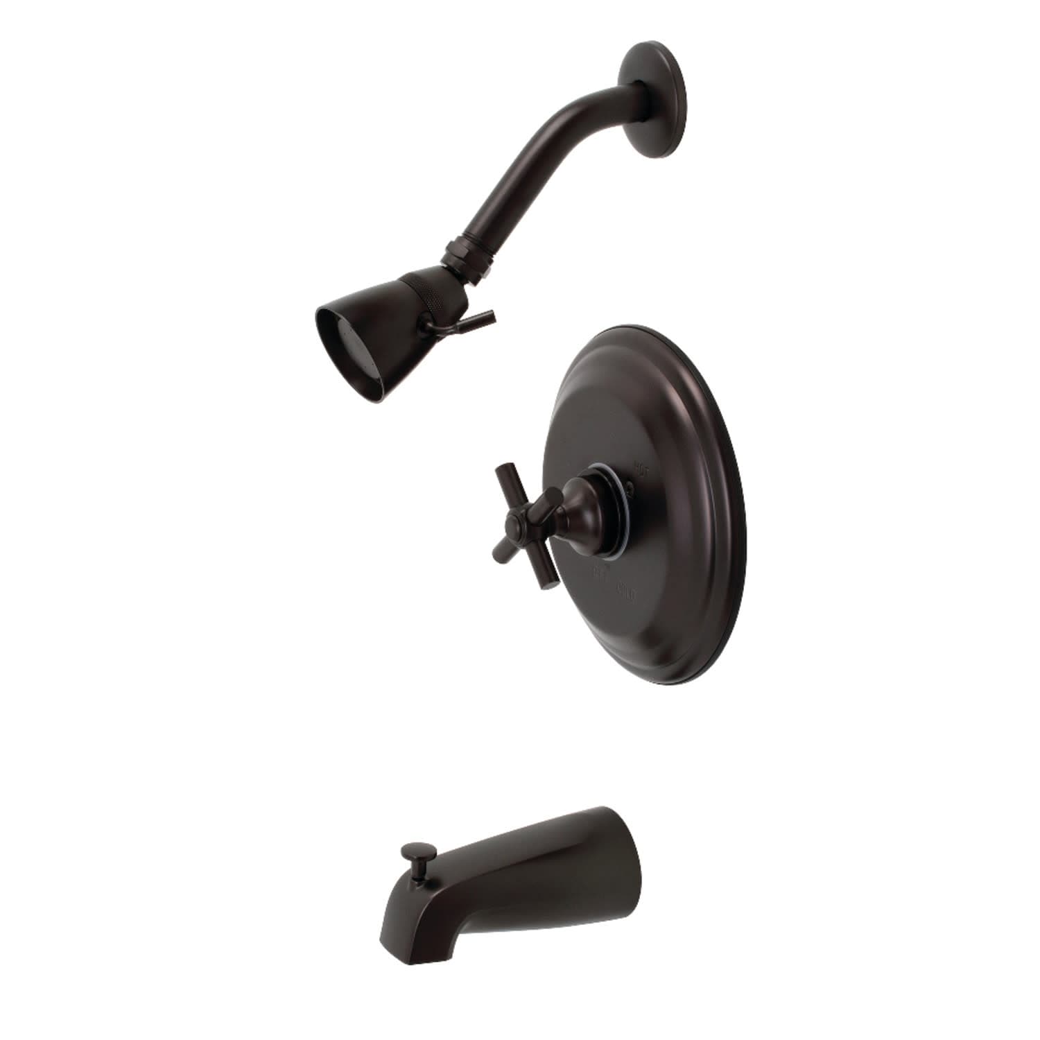 Kingston Brass Tub and Shower Trim Package with 1.8 GPM Multi Function