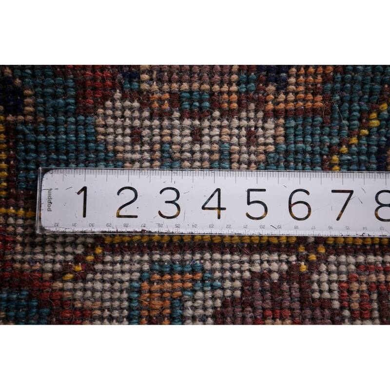 Light Blue Oushak Indian Accent Rug Handmade Wool Carpet - 2'11" X 5'0"