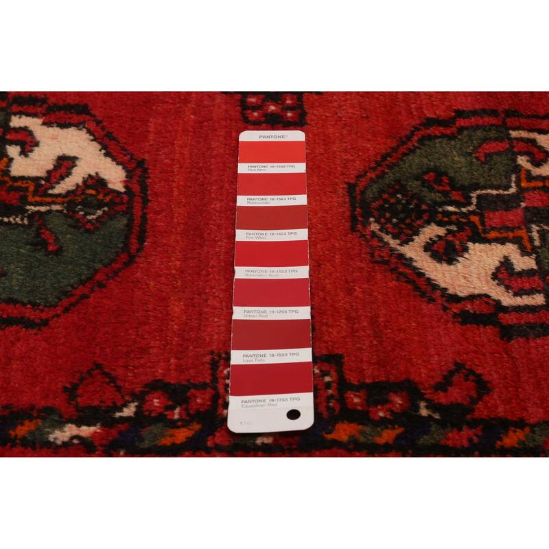ECARPETGALLERY Hand-knotted Konya Anatolian Red Wool Rug - 4'10 x 9'7