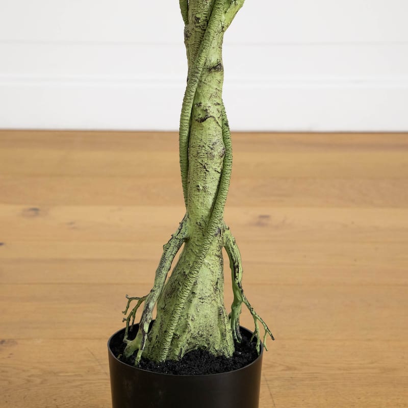 4-ft UV Resistant Artificial Azalea Tree (Indoor/Outdoor) - Green