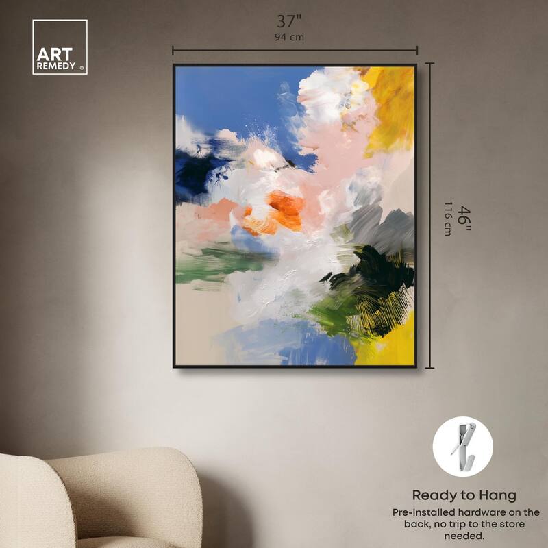 Clouds and Color I Canvas by Art Remedy