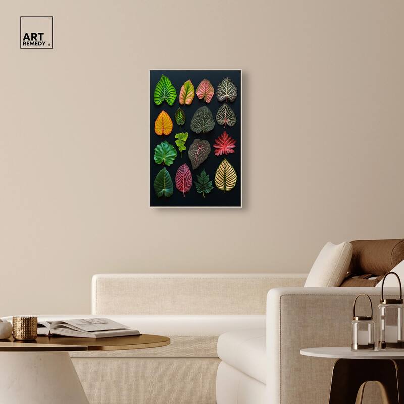 Leaf Lexicon Canvas by Art Remedy