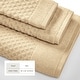 preview thumbnail 80 of 197, Linery & Co. Cotton Diamond Waffle Texture Bath Towels