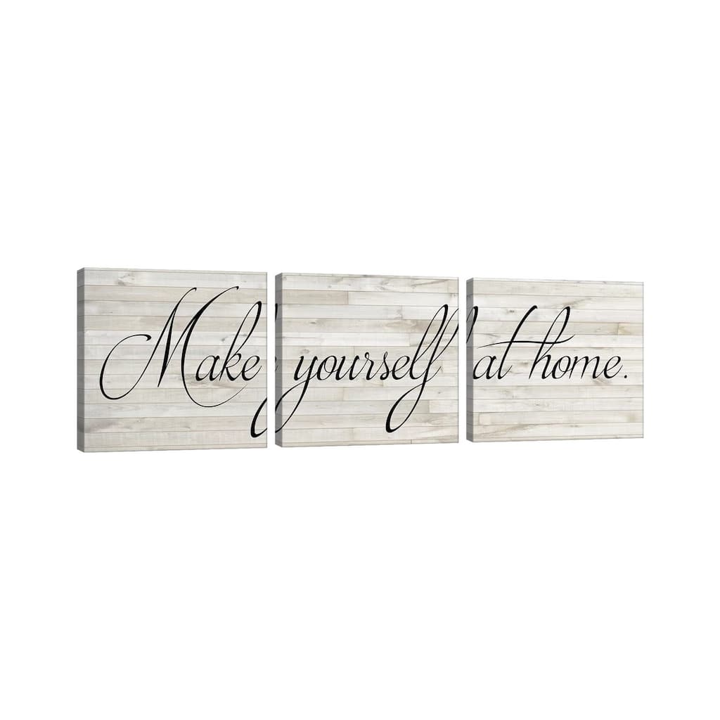iCanvas "Family Inspiration IV" by Alicia Ludwig 3-Piece Canvas Wall Art Set