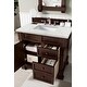 preview thumbnail 10 of 34, James Martin Vanities Brookfield 36" Single Vanity, Burnished Mahogany