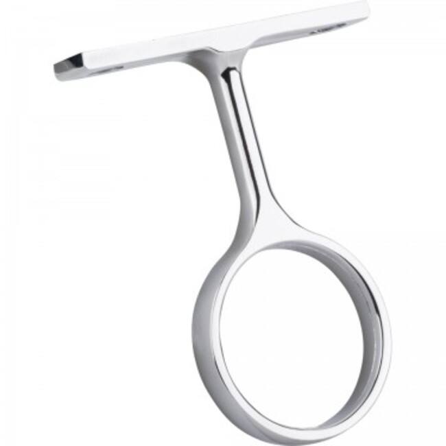 Hardware Resources Center Closet Rod Support Bracket for 1-5/16 Inch - Polished Chrome