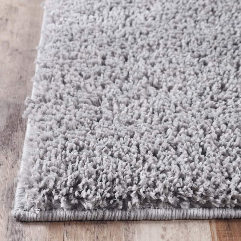 Superior Plush Shag Fuzzy Modern Solid Indoor Area Rug or Runner