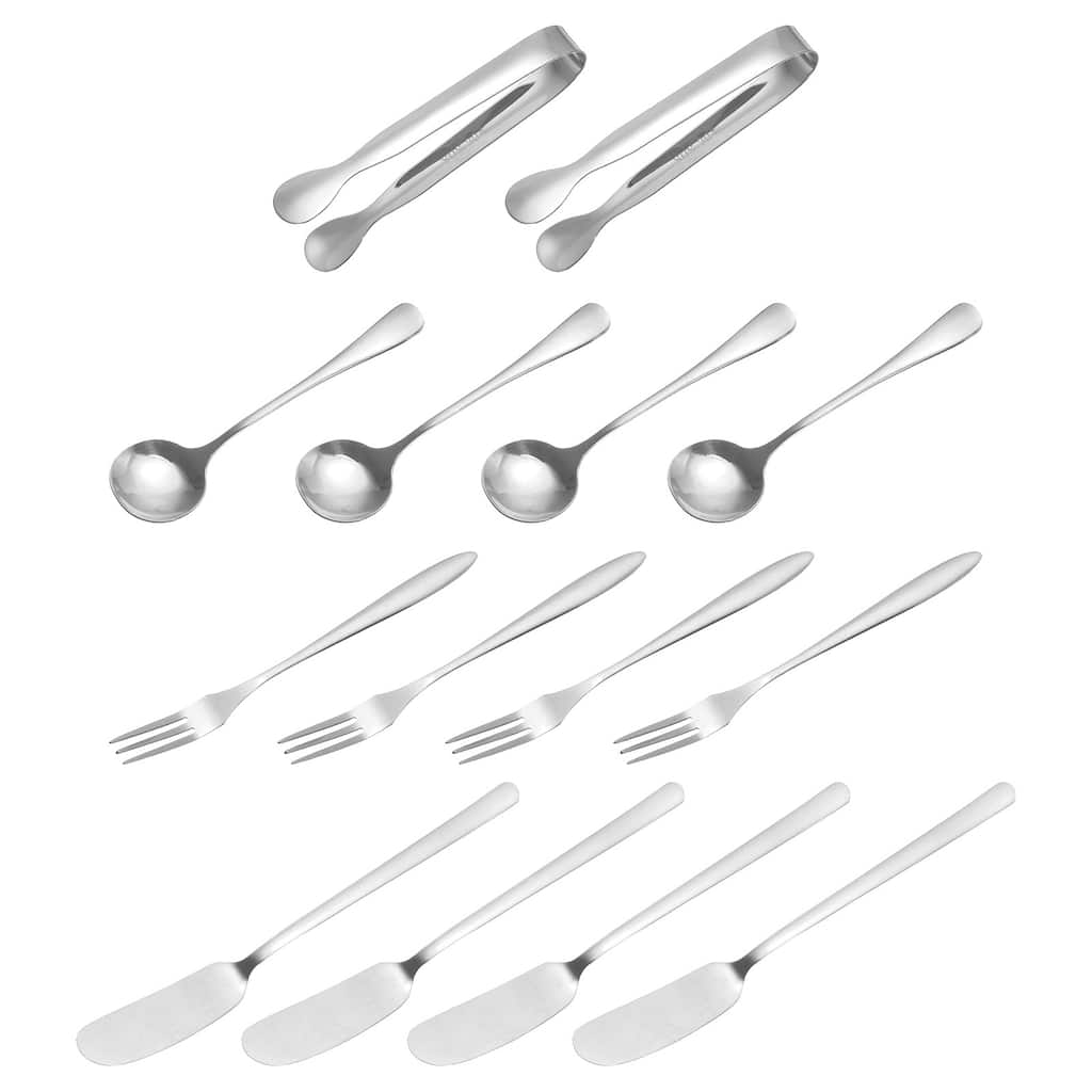 Charcuterie Boards Accessories 14pcs Knife Spoon Tongs Fork for Pastry