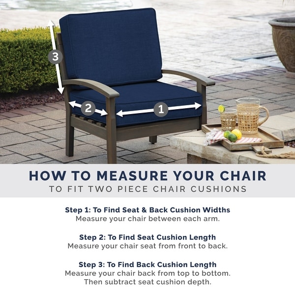 24 x 24 outdoor chair cushions top