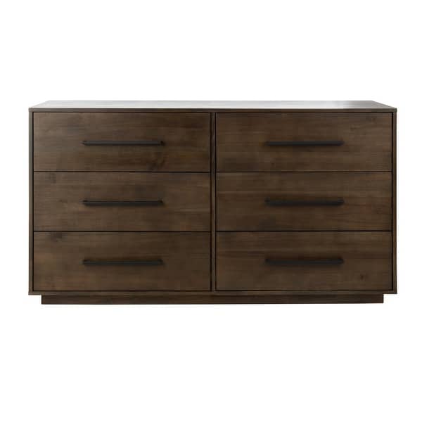 SAFAVIEH Couture Lawson 6-drawer Dark Chocolate Brown Dresser - Bed Bath &  Beyond - 27623562