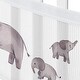 preview thumbnail 5 of 4, Sweet Jojo Designs + BreathableBaby Breathable Mesh Crib Liner Pad Grey White Watercolor Elephant Boy Girl Unisex/Gender Neutral