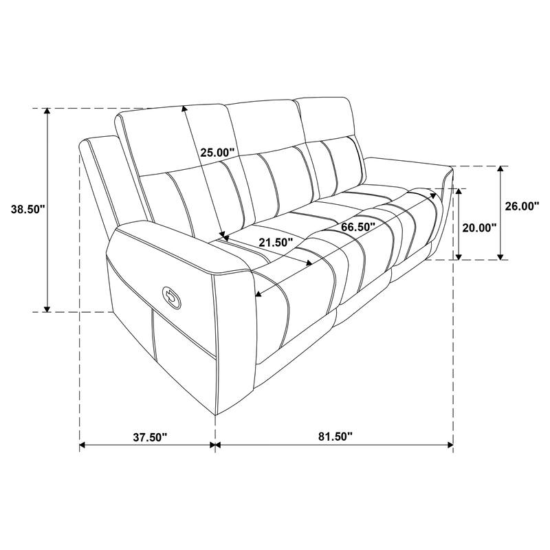 Brentwood Upholstered Reclining Sofa Set
