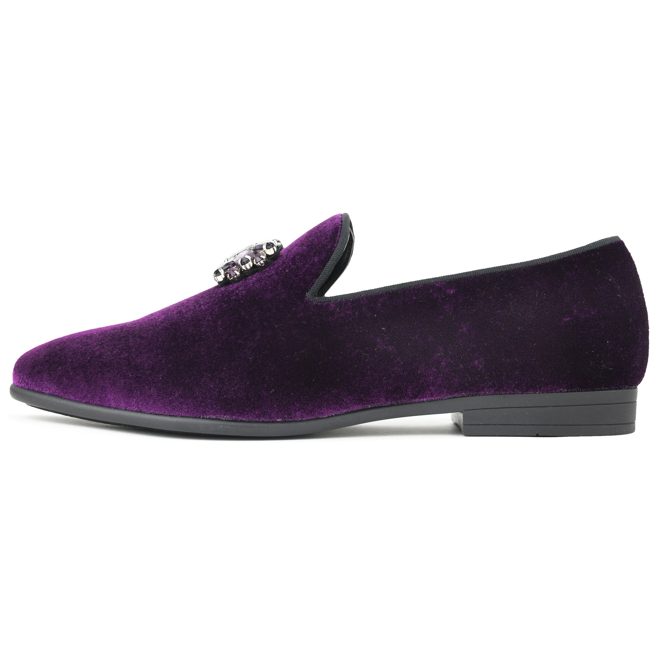 purple velvet dress shoes mens