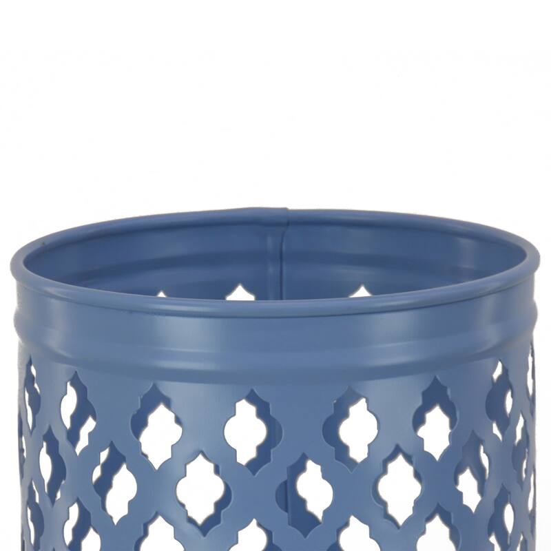 12" Candle Lantern, Ice Melt Blue by National Tree Company - 12 in