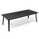 preview thumbnail 26 of 31, Pellebant Outdoor Aluminum Dining Table with Umbrella Hole for 6-8 Person