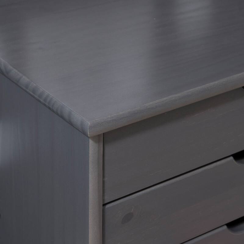 Bridgton 6-drawer Wide Rolling Storage Chest Cart