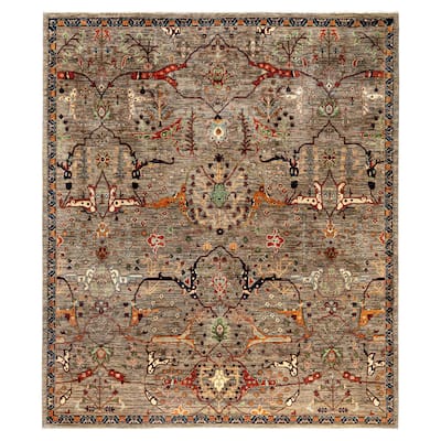 Serapi One-of-a-Kind Hand-Knotted Area Rug - Brown - 8' 3" x 9' 9"
