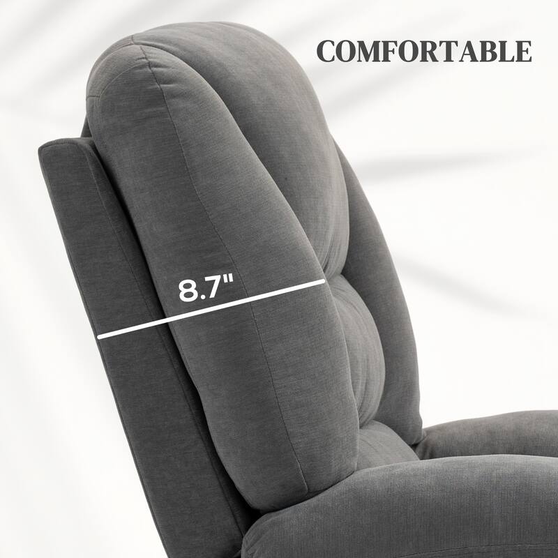 HOMCOM Power Lift Recliner Chair Sofa with Vibration Massage and Heat, Fabric Lift Chair for Elderly