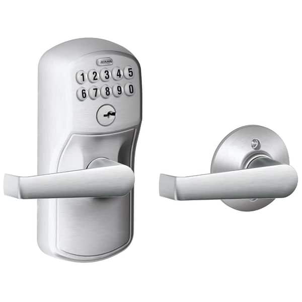 Schlage Keypad Entry and AutoLock Electronic Leverset with Elan Lever
