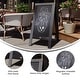 preview thumbnail 25 of 158, Wood A-Frame Magnetic Chalkboard Set-Markers, Stencils, and Magnets