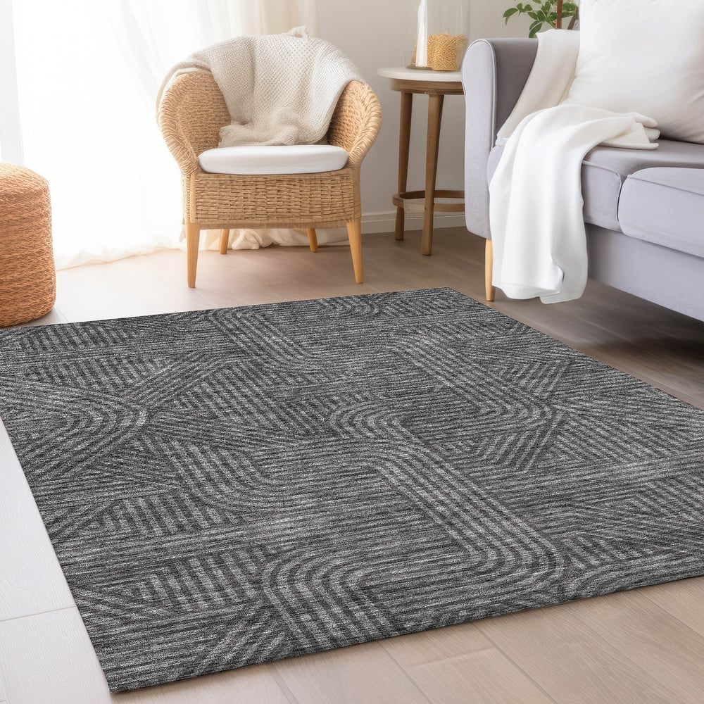 Premium Washable Super Soft Modern Geo Mayfield Rug