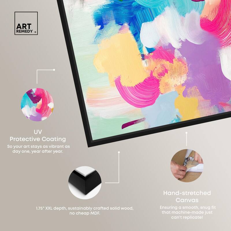 Pigment Play II Canvas by Art Remedy