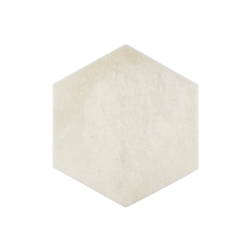 Arcadian Hexagon 9 in. x 10 in. Glazed Porcelain Wall and Floor Tile