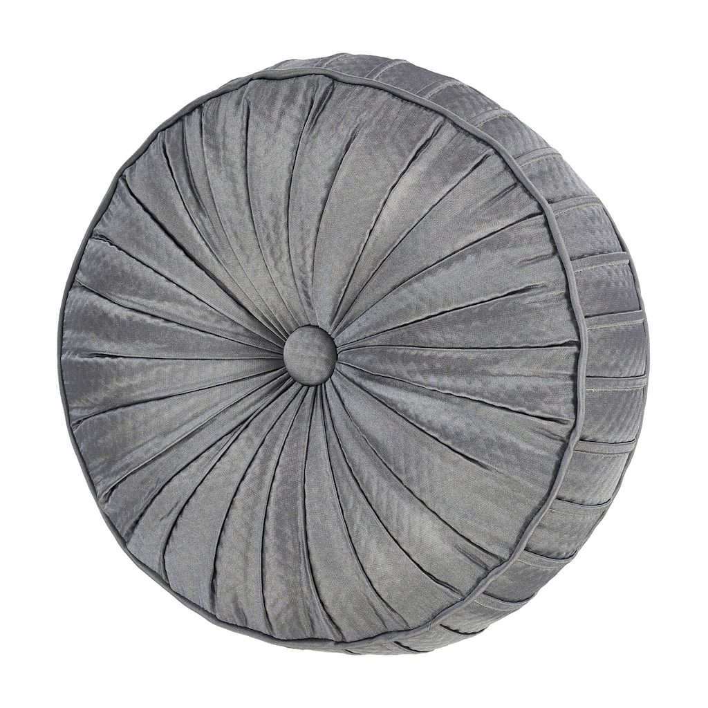 J. Queen New York Excelsior Tufted Round Decorative Throw Pillow